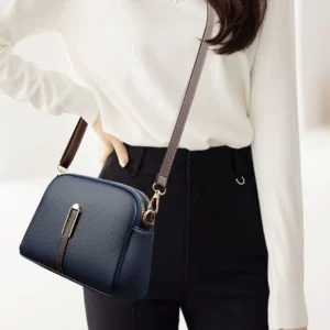 Bolsa Feminina Transversal Estruturada com Alça de Ombro - Dorivie-1