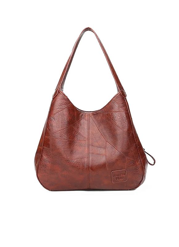 Bolsa Feminina de Ombro Tote Vintage Material Sintético Dorivie-2