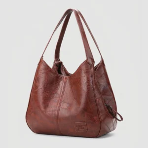 Bolsa Feminina de Ombro Tote Vintage Material Sintético Dorivie-9