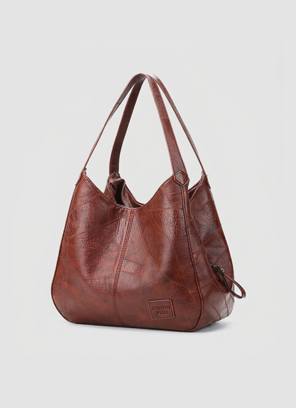 Bolsa Feminina de Ombro Tote Vintage Material Sintético Dorivie-9